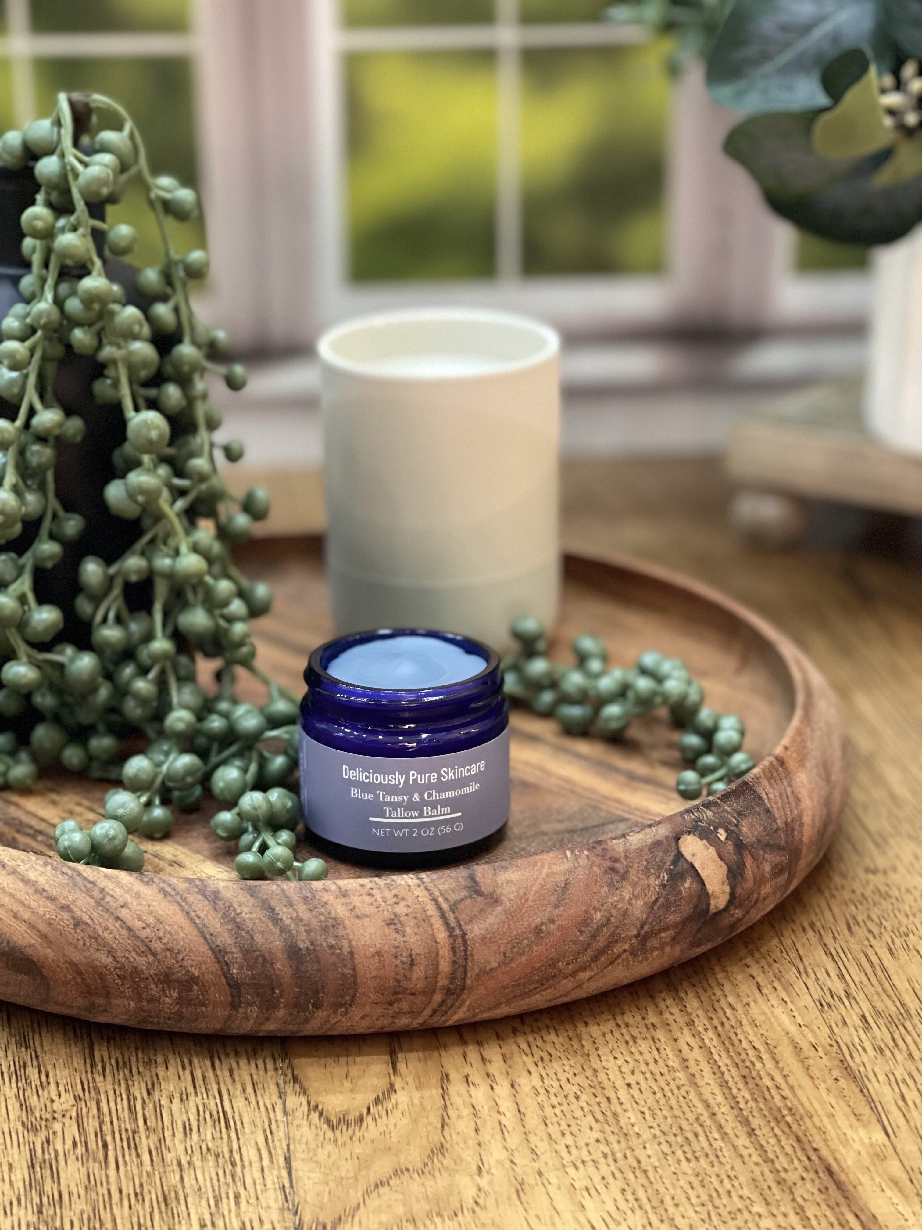 Blue Tansy and Chamomile Tallow Balm